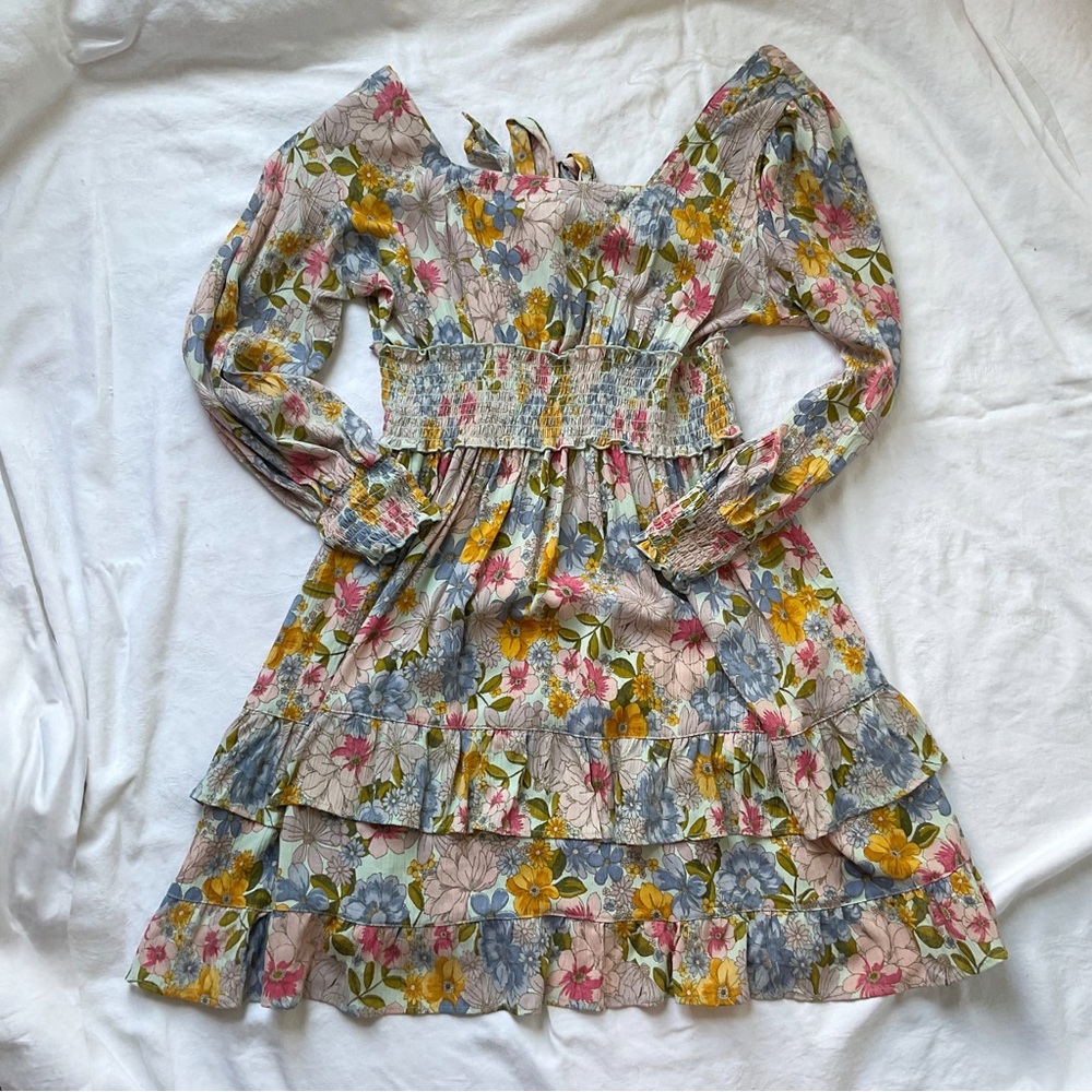 Angie Multicolor Floral Dress